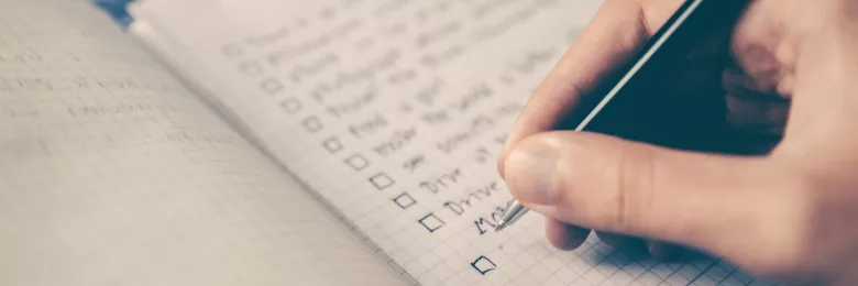 Checklist for moving day